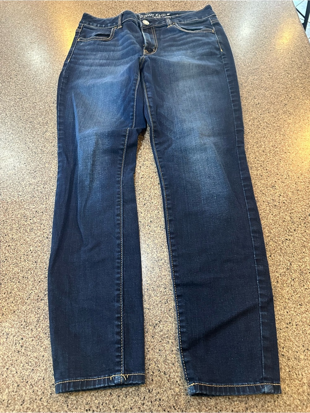 American Eagle Outfitters Dark Blue Denim Jeans